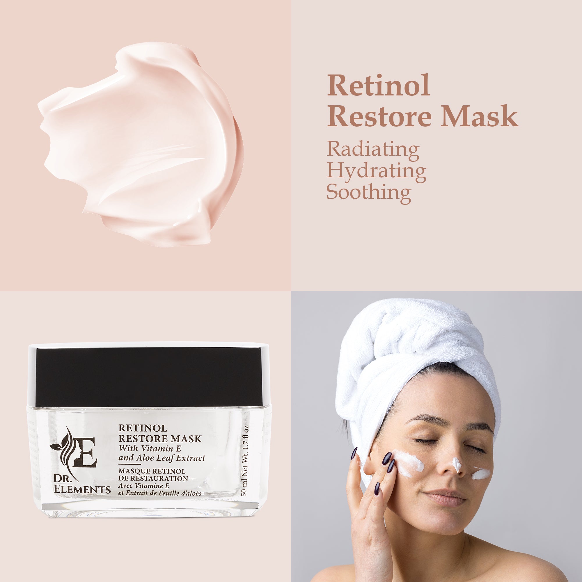 Retinol Restore Mask (with Vitamin E and Aloe Leaf Extract)
