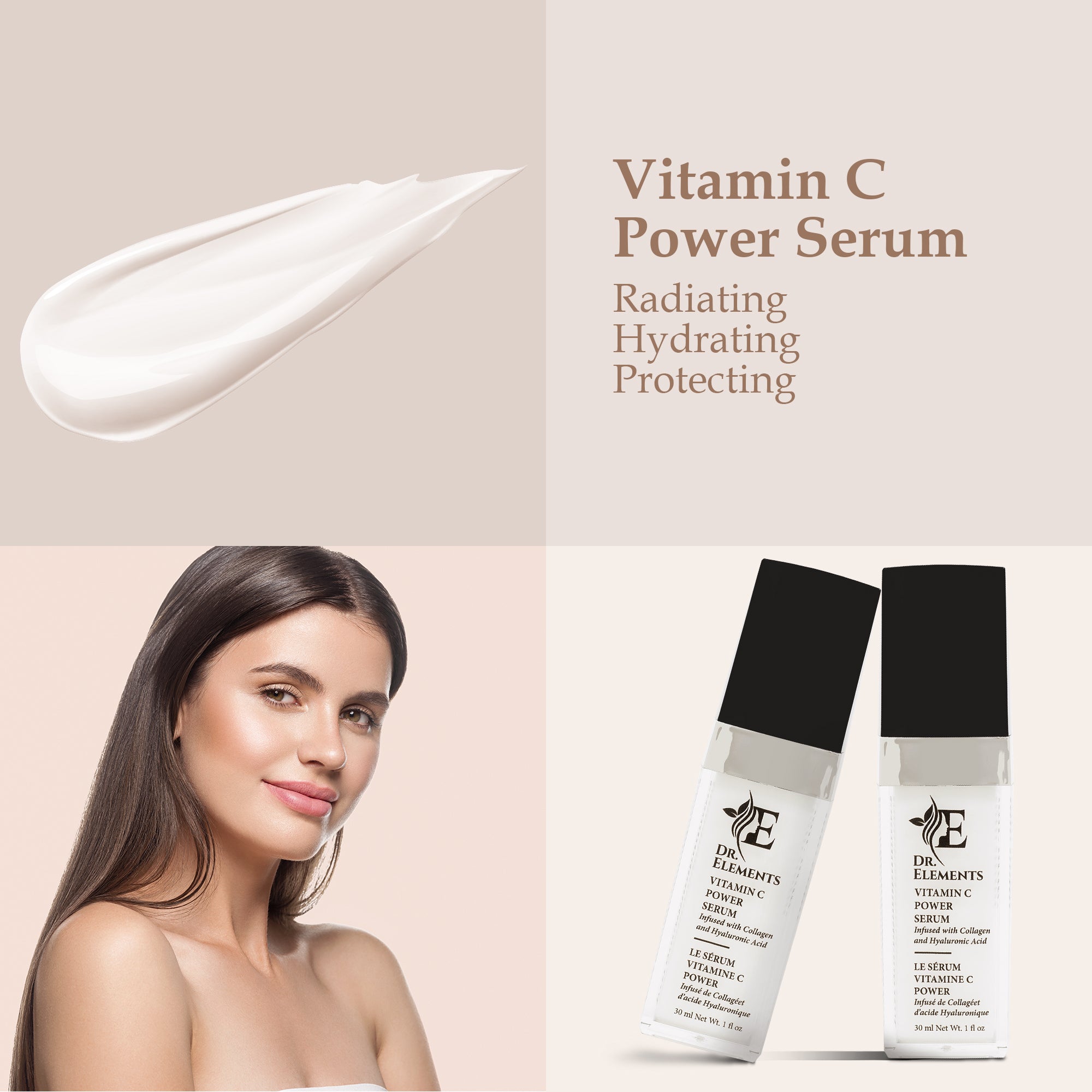 Vitamin C Power Serum (Infused with Collagen and Hyaluronic Acid)