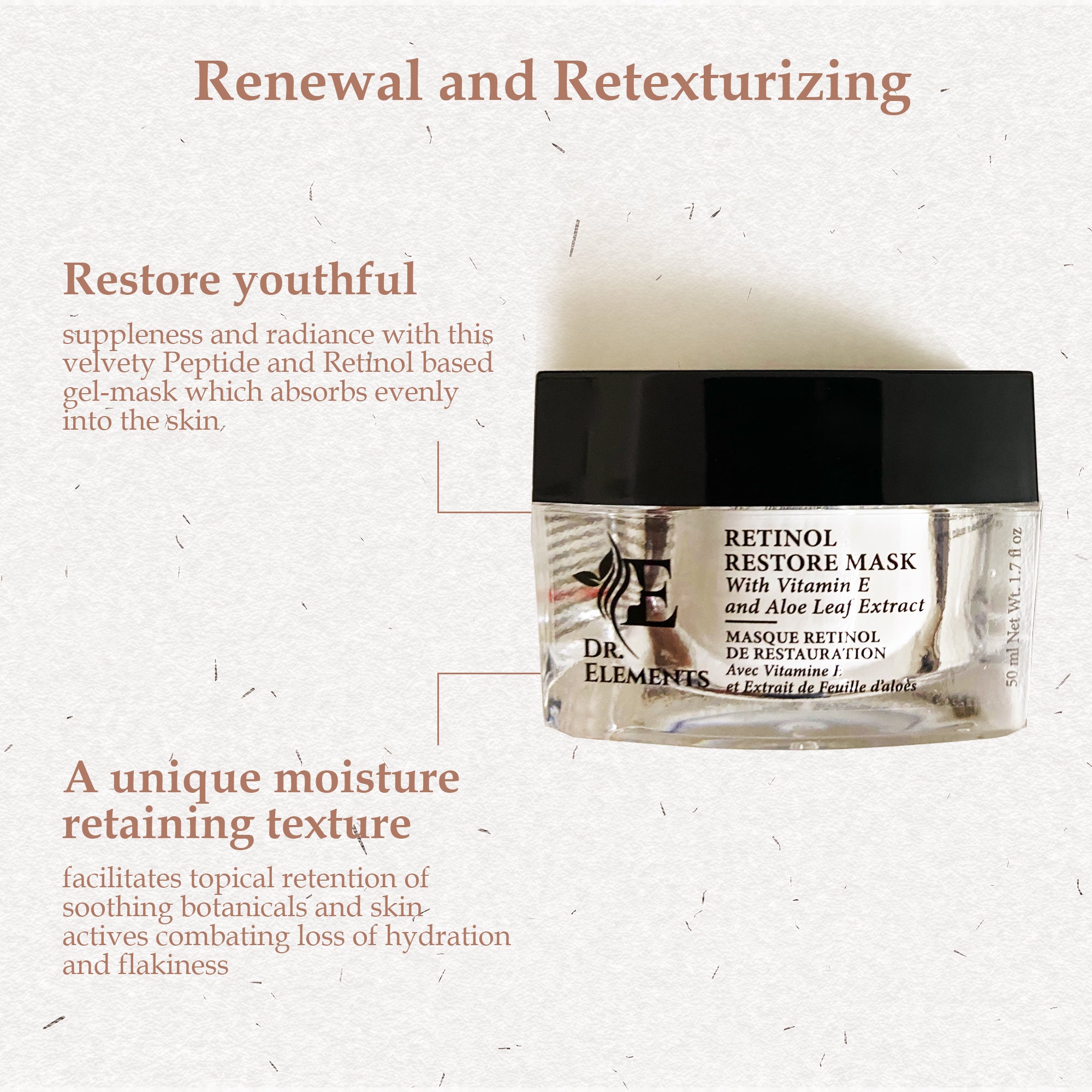Retinol Restore Mask (with Vitamin E and Aloe Leaf Extract)
