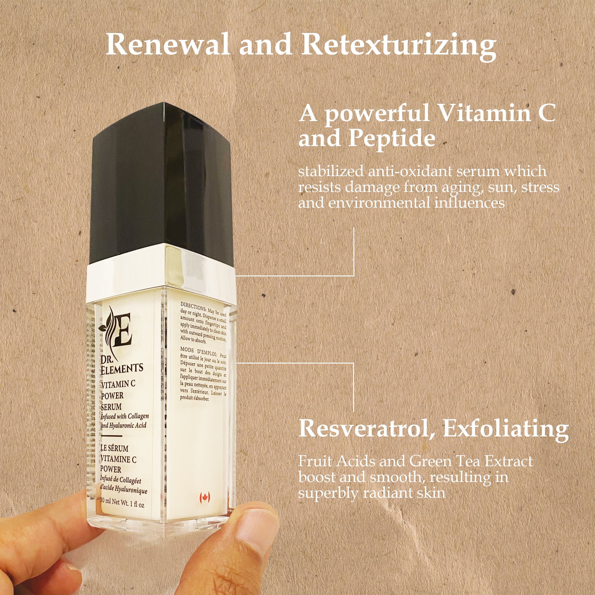 Vitamin C Power Serum (Infused with Collagen and Hyaluronic Acid)
